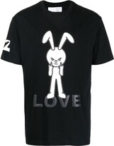 Love Bunny graphic-print T-shirt 