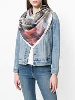 Thumbnail for your product : Golden Goose Memories print scarf