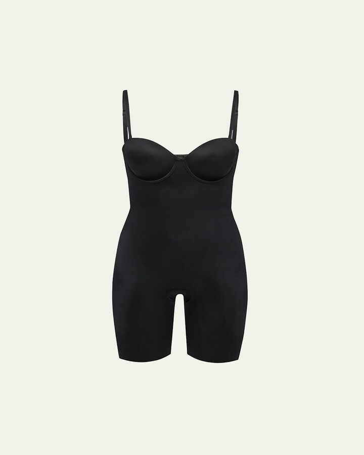 Spanx SPANXshape™ Suit Your Fancy Strapless Cupped Mid-Thigh Bodysuit