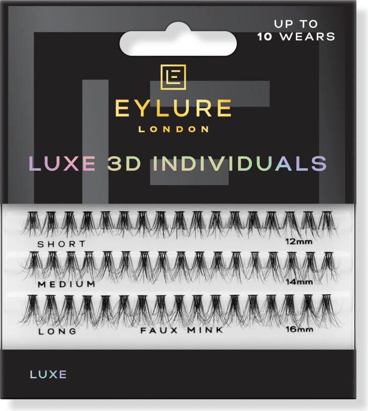 Eylure Luxe 3D Individual Faux Mink Lash Flares