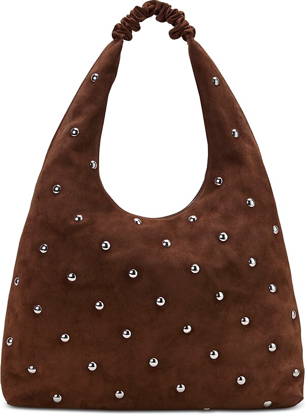 Reformation Willow Studded Suede Tote Bag