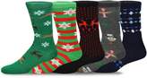 Thumbnail for your product : TeeHee Socks TeeHee Christmas and Holiday Fun Crew Socks 5 Pair Pack