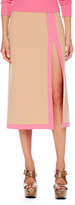 Thumbnail for your product : Michael Kors Stretch-Wool Slit Skirt