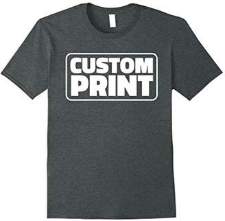 Custom Print T Shirt Tee