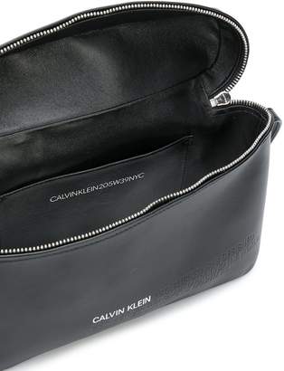 Calvin Klein embossed crpssbody bag