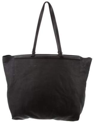 The Row Leather Carryall 12 Tote