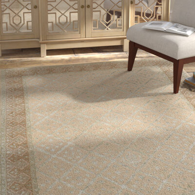 Canora Grey Martina Hand-Tufted Sand Area Rug