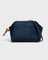 Thumbnail for your product : Loro Piana Pad Cashmere-Suede Pouch Clutch Bag