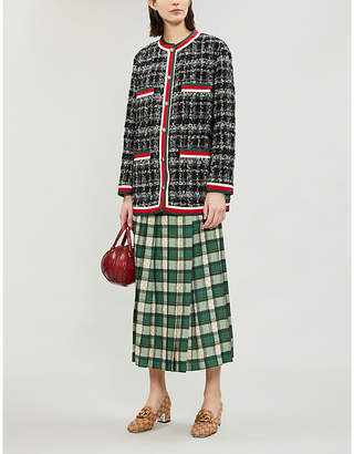 Gucci Checked woven jacket