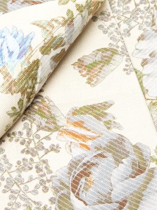 Preen by Thornton Bregazzi Set Of Four Floral-print Linen Napkins - Ivory Multi