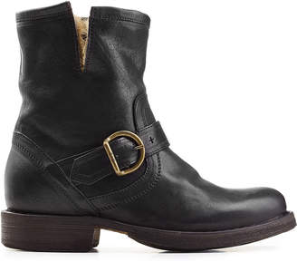 Fiorentini+Baker Leather Ankle Boots with Fur Insole