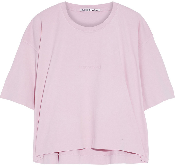 acne studios raglan sleeve shirt pink