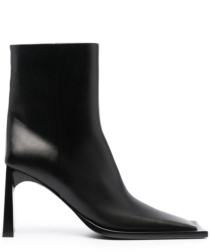 balenciaga square toe boots