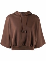 Thumbnail for your product : FEDERICA TOSI Crop-Sleeve Hoodie