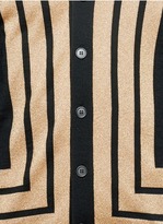 Thumbnail for your product : Nobrand Metallic stripe wool cardigan