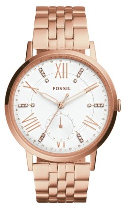 Fossil Women's Gazer Multifunction Bracelet Watch, 41Mm