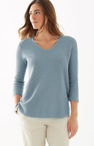Thumbnail for your product : J. Jill 3/4-Sleeve Shirttail Pullover