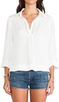 Thumbnail for your product : Ella Moss Stella Collared Blouse