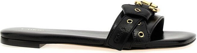 Chloé Mae Knot-Detailed Slides