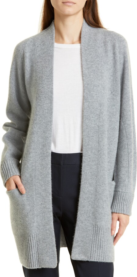 shawl collar cashmere cardigan