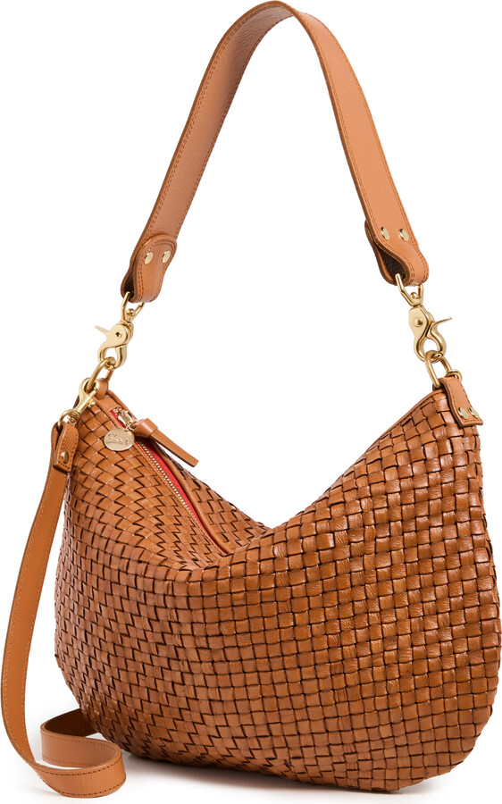 Clare V Marisol Woven Leather Crossbody Bag In Assorted