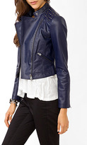 Thumbnail for your product : Forever 21 Total Stud Moto Jacket