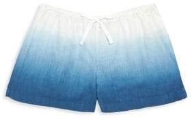 Ralph Lauren Girl's Dip-Dye Linen Shorts