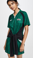 Thumbnail for your product : Alexander Wang Front Tie Dress With Collar