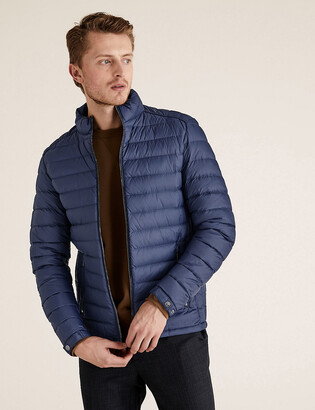 Feather and Down Puffer Jacket Marks & Spencer Men Clothing Jackets Puffer Jackets 