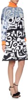 Thumbnail for your product : Leutton Postle Multi Jacquard A-Line Skirt