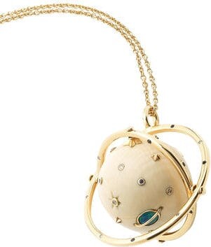 Bibi van der Velden Mammoth Galaxy Spinning Necklace