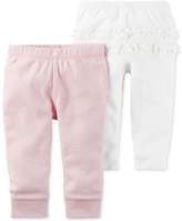 Thumbnail for your product : Carter's 2-Pc. Ruffled Leggings and Jogger Pants Set, Baby Girls