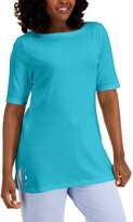 Thumbnail for your product : Karen Scott Embellished Scoop Neck Tunic, Created for Macy's