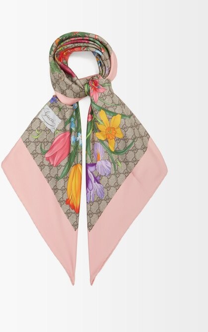 Gucci Silk Scarf | Shop the world's largest collection of fashion 