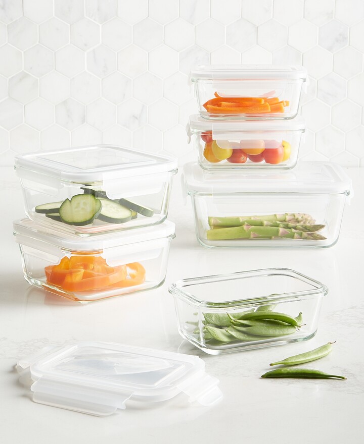 Martha Stewart Collection 12Pc. Glass Food Storage Container Set