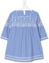Thumbnail for your product : Ermanno Scervino TEEN striped broderie anglaise top
