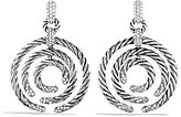 Thumbnail for your product : David Yurman Willow Round Drop Earrings with Diamonds