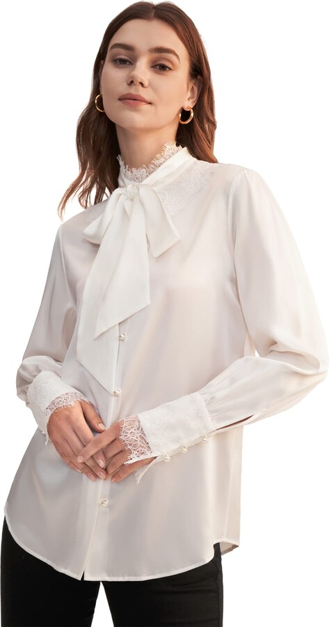 LilySilk X MIM Silk Blazer Blouse for Women Long India