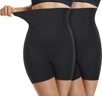 Shapewear For Women Tummy Control Full Body Shaper Butt Lifter Thigh  Slimmer Shorts --- Black Size Xl