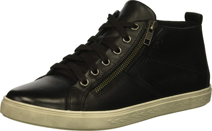 womens wide high top sneakers