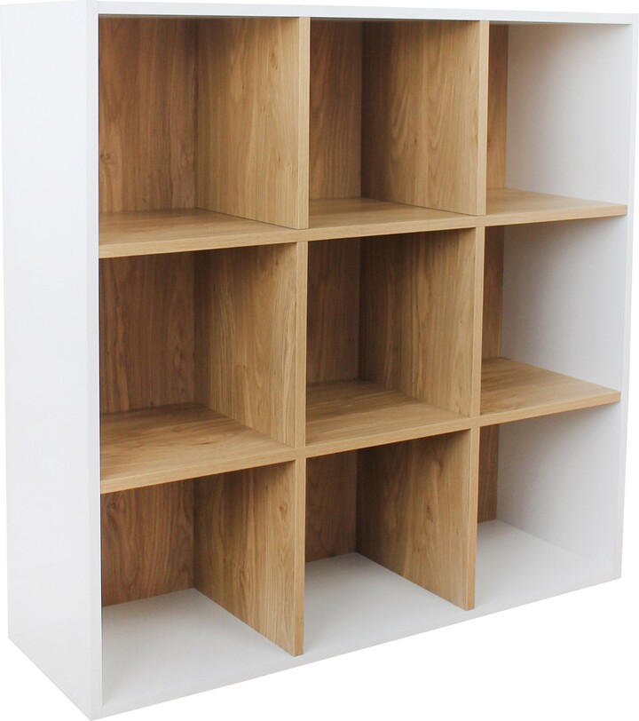 Dunelm Rome Modular 9 Cube Shelving Unit White ShopStyle Baskets & Boxes