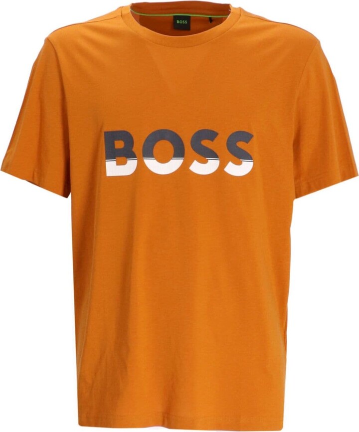 ShopStyle Orange BOSS Men\'s | HUGO T-shirts