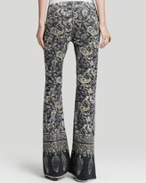Thumbnail for your product : Free People Jeans - Indian Print Bali Flare Corduroy in Night Combo