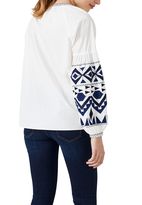 Thumbnail for your product : Hallhuber Embroidered ethnic blouse