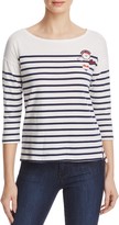 Thumbnail for your product : Sundry Stripe Patch Tee - 100% Exclusive
