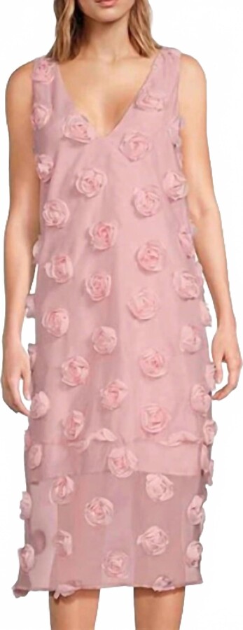 Corey Lynn Calter Quinn Pink Rose Dress