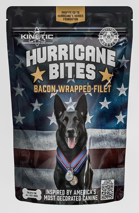 Kinetic Hurricane Bites Beef Flavor Dog Chew Treats, 12-oz bag