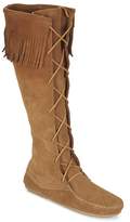 Minnetonka FRONT LACE KNEE HIGH BOOT Brown