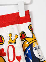 Thumbnail for your product : Dolce & Gabbana Kids queen of hearts skirt