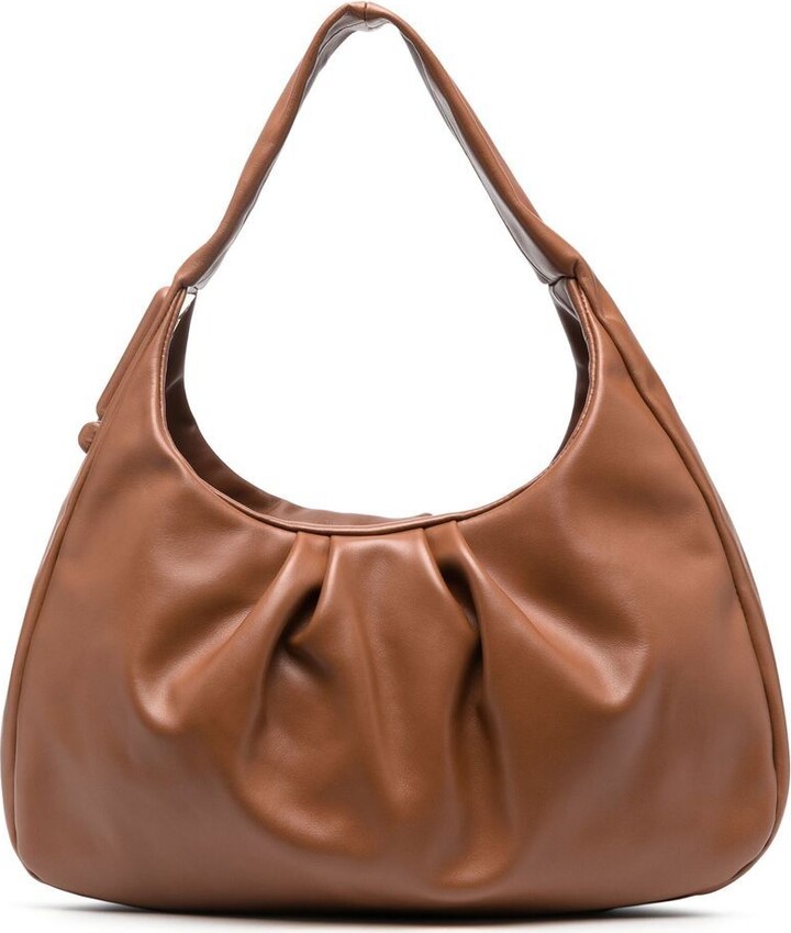 Lancel Hobo leather shoulder bag - ShopStyle